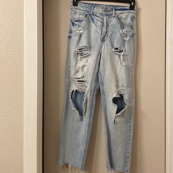 “Flying Angel” light blue size 7 jeans - Picture 1 of 8